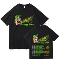 Feid Ferxxo Tour T-Shirt Rapper Short Sleeve Hip Hop Unisex Y2K High Quality Cotton Women's