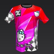 Nice t-shirt jersey printing hello kitty girls 011