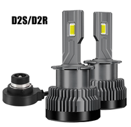 2PCS D2S D4S LED ไฟหน้า HID D1S D3S D8S LED ไฟหน้า D2R D4R หลอดไฟ 30000LM Xenon รถ Turbo โคมไฟ Canbu