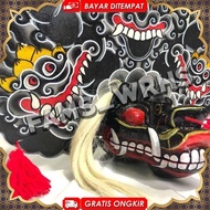 (Buy Now) Barongan Telon Vip Size 22 Full Wood Barongan Caplokan Kayu Black Mamba Hl27