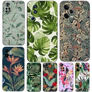 Phone Case For Xiaomi Redmi 12 5G Note 12 PRO Plus 5G 12S 4G Green leaf flowers