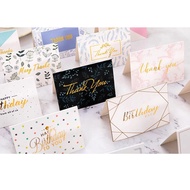 1pc Greeting Card Gift Kad Ucapan Blessing Cards Happy Birthday Wedding Wishes Card