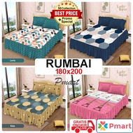 Ru Sprei Lady Rose Rumbai 180X200 / Sprei Rumbai Lady Rose