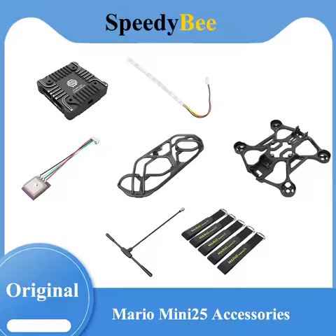 Original Speedybee Mario Mini25 O4 Air Unit CNC Set Frame Wing Protector RGB LED Light GPS ELRS 2.4G