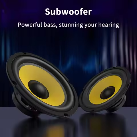 Car Bass Speaker Coaxial Subwoofer HiFi Music Full Range Frequency Car Stereo Speaker 5/6/8/10 Inch 