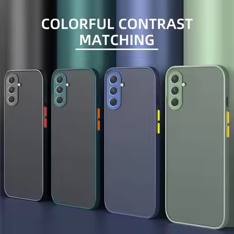 For Samsung Galaxy S24 FE Case Samsung Galaxy S20 S21 S22 S23 S24 fe S25 Plus 25 Ultra 5G Cover Matt