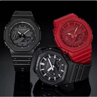 Original 100% G Shock Men's Watch Resin Strap GA 2100 Sports Analog Digital Quartz Jam Tangan Lelaki