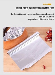 shopee seller LY KJ Aluminum 5 /8 Food Grade Kitchen Foil Oil Paper Hindi Stick Waterproof Oven Ba