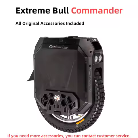 Extreme Bull Commander Electric Unicycle | Full Set Complete Accessories Kit Included | Spare Parts 