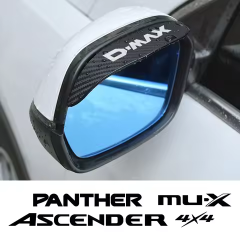 Car Rearview Mirror Rainproof Rain Eyebrow Visor Shield Cover Protector Auto Accessories For Isuzu D