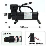 เครื่องอัดอากาศในรถยนต์ใช้ได้ทุกรุ่นสีเงิน/ดำ12V 480c ชุดเครื่องอัดอากาศ200 PSI 1/4หรือ3/8อุปกรณ์เสริมรถยนต์ปั๊มลม/ปั๊ม