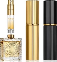 Refillable 5 ml Perfume Bottle with Sprayer 2 Pieces Fragrance Bottle Perfume Atomiser Refillable Al