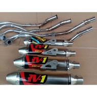 Exhaust Rv-1 stainless open Spec msx 125 xtz 125 xr 150 200 ksr 110 KLX 150 crf 150