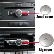 Car Volume ON Buttons Cover Stickers Trim Fit For Mercedes Benz A B C ML CLS Class W204 GLK X204 E Class W212 Accessories