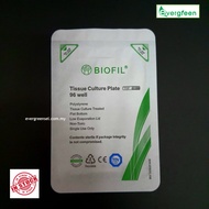 Tissue Culture Plate, 96 Well, flat bottom, With lid, sterile, TC treated, individually packed, Box 