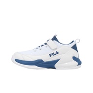 Fila Basketball Shoes B802A Medium Large Children's Shoes Women's Shoes White Velcro Felt Sneakers 3