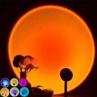 1 ชิ้น Sunset Sunset Rainbow Projection Light จากการถ่ายภาพบรรยากาศ Night Light ตกแต่งบ้าน