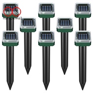 8 Pack Solar Powered Snake Repellent Ultrasonic Snake Repellent Solar Snake Repellent Solar Powered 
