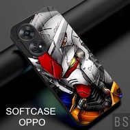 [ MK21 GUNDAM ] Case Glossy HD OPPO RENO 8T 4G,8T 5G,7Z 5G/8Z 5G,7 4G,7 4G,7 5G,6 5G,6 4G5 F5,4  Kam