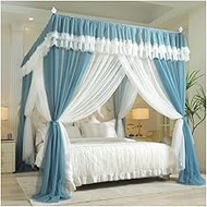 4 Corner Post Bed Canopy, Easy To Install Double Bunk Bed Curtain Mosquito Net, Girl Boy Adult Bedro