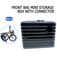 [SG SELLER] Large 10inch Front Block Folding Bike Bag Bicycle Brompton Carrier Luggage 3sixty Foldie Foldable Pig Nose
