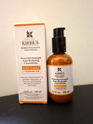 🤩100ml 大支裝 Kiehl's Powerful-Strength Line-Reducing Concentrate Kiehl's維C精華 與retinol a醇早晚一齊用💪