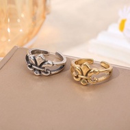 Exaggerated Unique Niche Design Light Luxury High-End Unique October 31 Ring