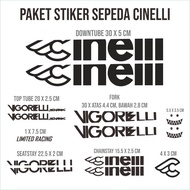 STIKER CINELLI VIGORELLI SHARK STICKER SEPEDA FIXIE ROADBIKE -Goes Store87