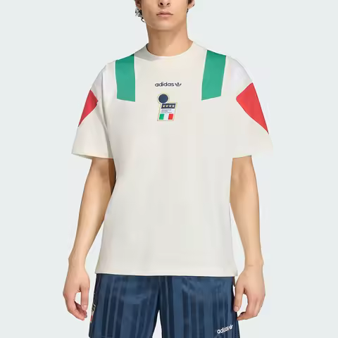 Adidas Authentic ITALY EQT T-SHIRT Men's Football Short sleeved T-shirt KG2597
