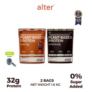Alter SOY Plant-Based Protein Thai tea and Dark Chocolate ชาไทย ช็อกโกแลต ขนาด800กระมกิโล2กระปุก 1.6