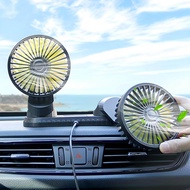 shaixue 1pc Foldable Car Fan With Adjustable Head, 3-Speed Wind, Aromatherapy Compatible, Large Air Volume, Silent Operation, Easy Installation