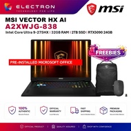 MSI Vector 18 HX AI A2XWJG-838 18'' QHD+ Gaming Laptop ( U9 275HX, 32GB, 2TB SSD, RTX5090 24GB, W11P