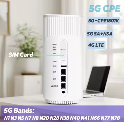 AX1800 5G Wi-Fi6 SIM Card Router Enterprise Class High Speed Dual-Band Wi-Fi Router for Business Rou