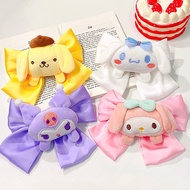 [SG Stock] Cute and Funny Kuromi Melody Sanrio Doll Bow Hairpin Girl Hairpin Back Head Top Clip Out 