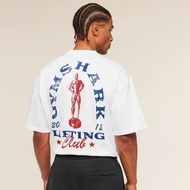 GYM SHARK new men's T-shirt - summer men's clothing casual fitness short-sleeved sports T-shirt