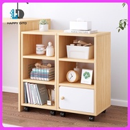 ℡◆❐Bedside Cabinet with Wheels Printer Stand Office rack Storage Bedside table bedroom Nightstand