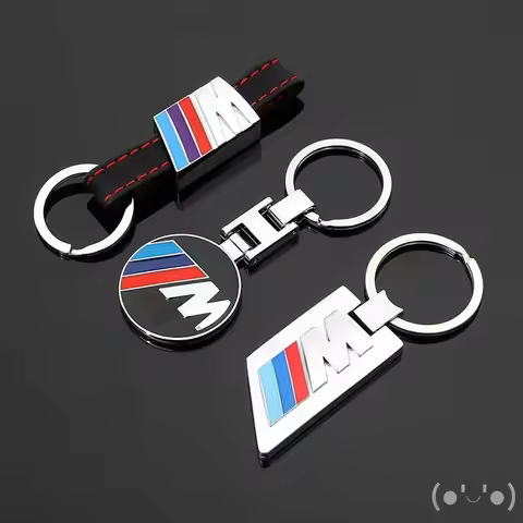 3D Metal Styling Key Ring Car Emblem Keychain H Buckle For BMW F30 F10 E90 F20 E46 E60 E92 E91 E28 X