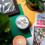 宜人的大豆蠟燭便攜式錫-檸檬草和薄荷