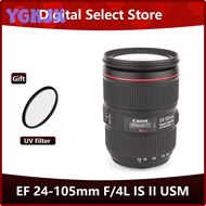 YGKJX Canon Ef 24-105Mm F/4l Ii Is Usm Lens Voor Canon Eos 5d Mark Iv 5d3 6d Mark Ii 6d 7d 7d2 90d 80d 77d 5d2 Slr Camera GEERD
