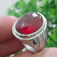 CINCIN BATU NATURAL RED GARNET ORIGINAL LVNA