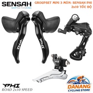 Groupset Mini 3 Piece: SENSAH PHI 2x10 Speed – Swingarm + Derailleur + Disc Shifter