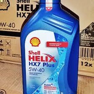 MESIN SHELL HELIX HX7 5W-40 ENGINE OIL 1L MOTORCYCLE CAR OIL