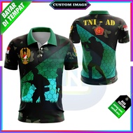 Kaos Baju Pria TNI Keren/ Kaos T-shirt TNI AD Motif Terbaru/ Kaos TNI AD Jersey Printing