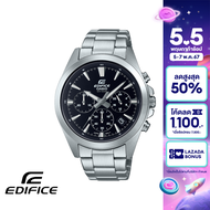 CASIO นาฬิกาข้อมือผู้ชาย EDIFICE รุ่น EFV-630D-1AVUDF วัสดุสเตนเลสสตีล สีดำ