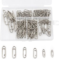 50Pcs High Strength Fishing Swivels | Ball Bearing Snap Swivels with Stainless Steel | Saltwater