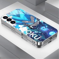 Dragon Ball Z Saiyan Luxury Plated Frame Glass Phone Case For Samsung Galaxy S22 S23 S24 S25 Ultra A