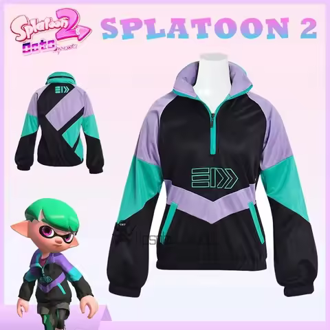Anime Legend Game Splatoon 2 Vintage Cosplay Costume Top Adult Unisex Casual Pullovers Sweatshirt Co