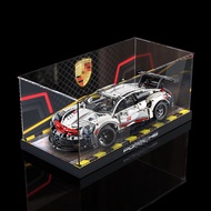Suitable for LEGO 42096 Porsche 911RSR Acrylic Transparent Display Box Dust Box Assembly Box Cover L