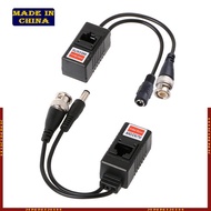 HIk 1 Pair BNC To RJ45 Passive Video Power +  Balun Transceiver For CCTV Camera
