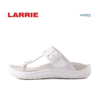 LARRIE Kasut Lelaki Fashion Kasual Clip Thong Selipar - White 592306-YK1SV-0P-WHITE